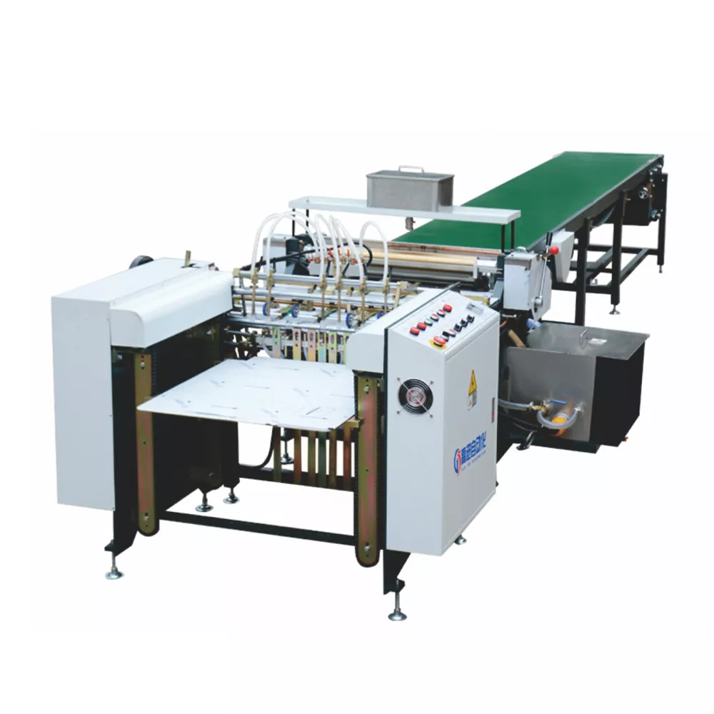 Máquina de pegado automático de papel (con alimentación por cinta transportadora)